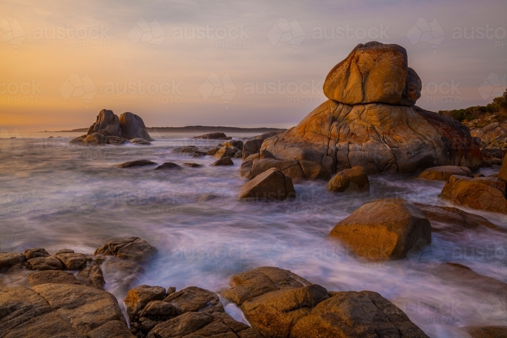 Little Elephant Rock - Binalong Bay - Tasmania - Australian Stock Image