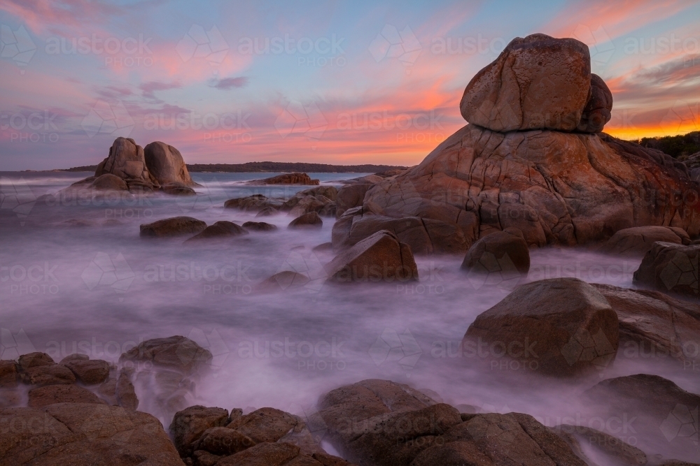 Little Elephant Rock - Binalong Bay - Tasmania - Australian Stock Image