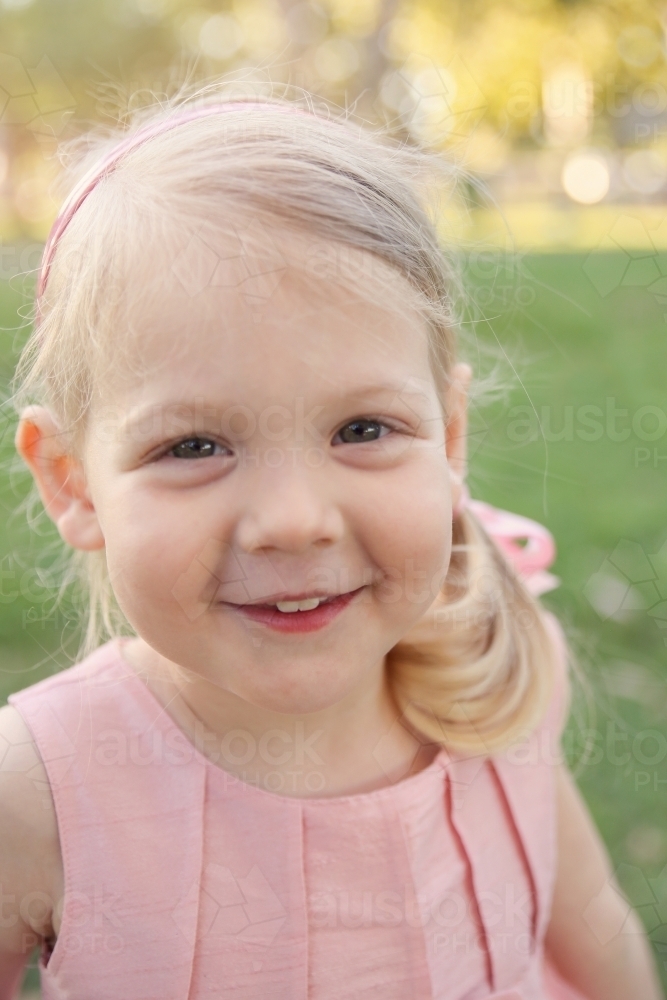 Little girl at the park - Australian Stock Image