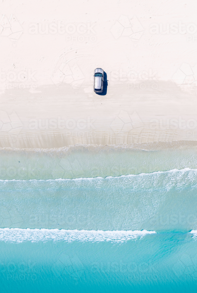 Long Beach in South Australia - Australian Stock Image