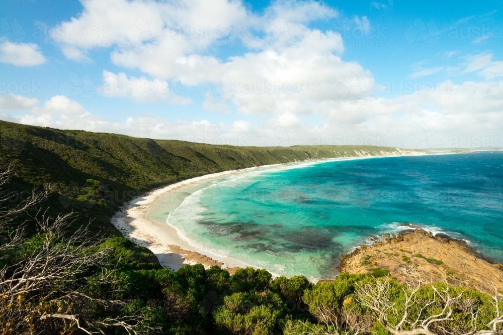 looking down the coastline of Western Australia - Australian Stock Image