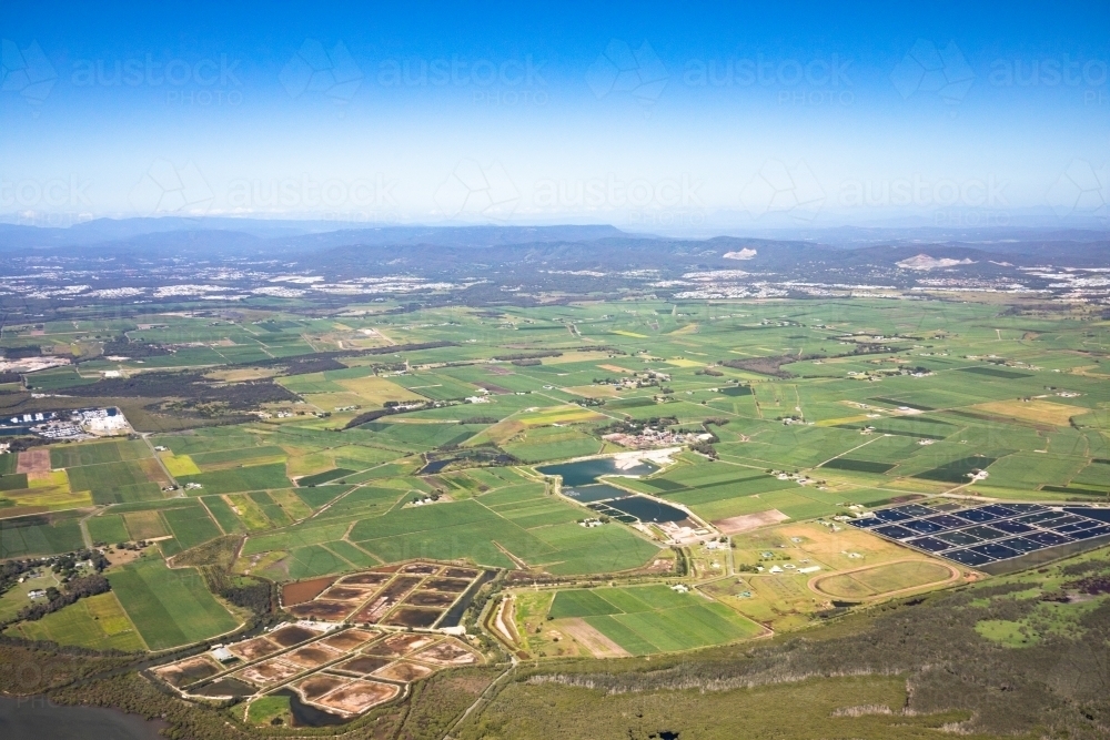 Looking south towards Tamborine Mtn from near Jacobs Well - Australian Stock Image