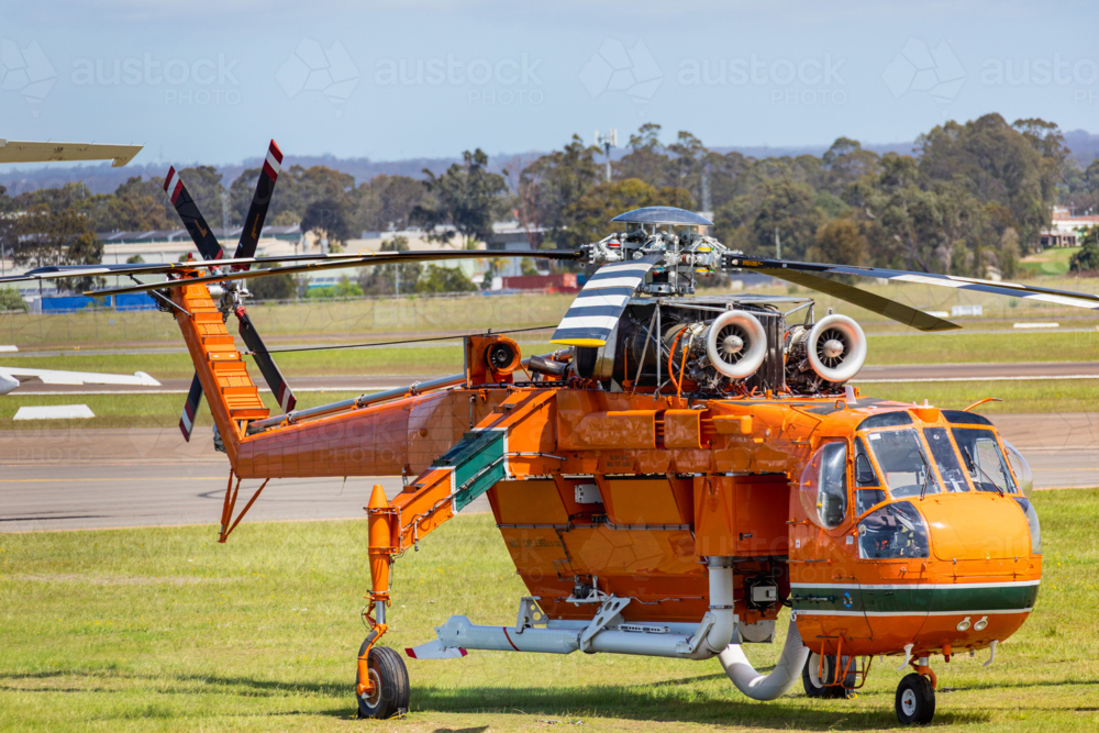 "Lucille" on standby at Bankstown Airport - Australian Stock Image