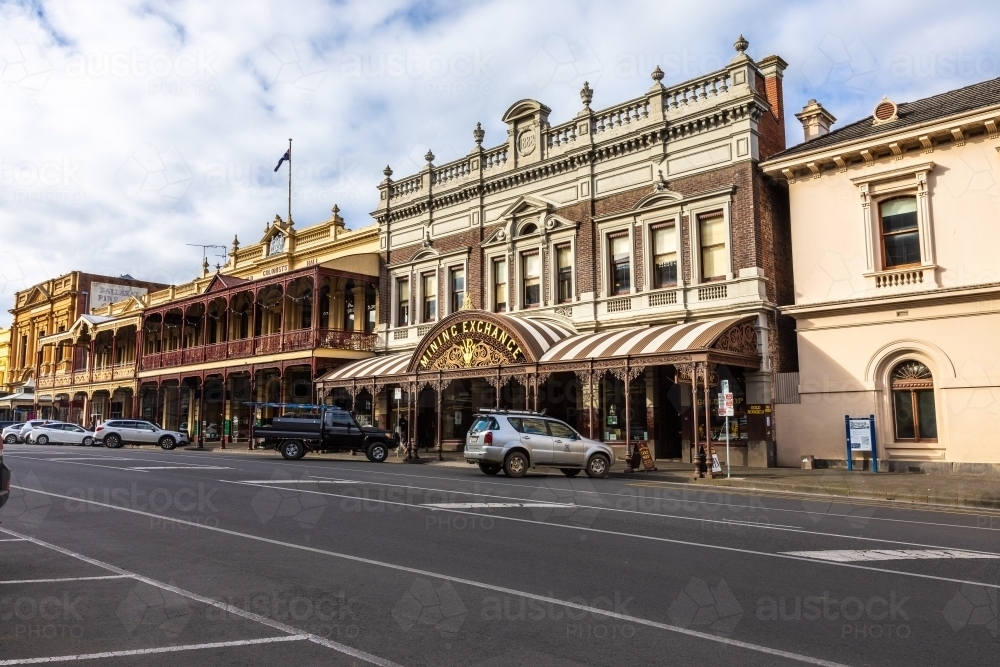 Lydiard Street Ballarat - Australian Stock Image