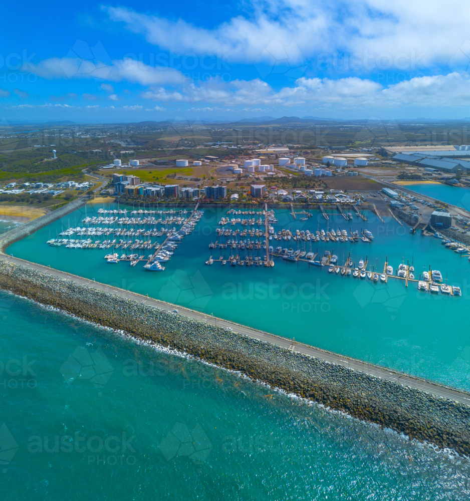 Mackay Harbour and Marina in north Queensland, Australia - Australian Stock Image