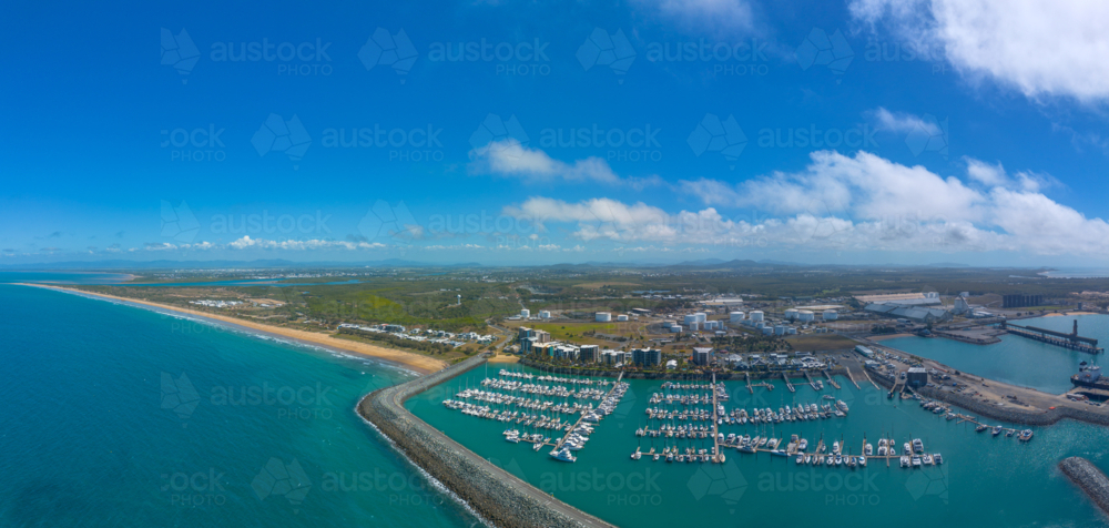 Mackay Harbour in Queensland - Australian Stock Image