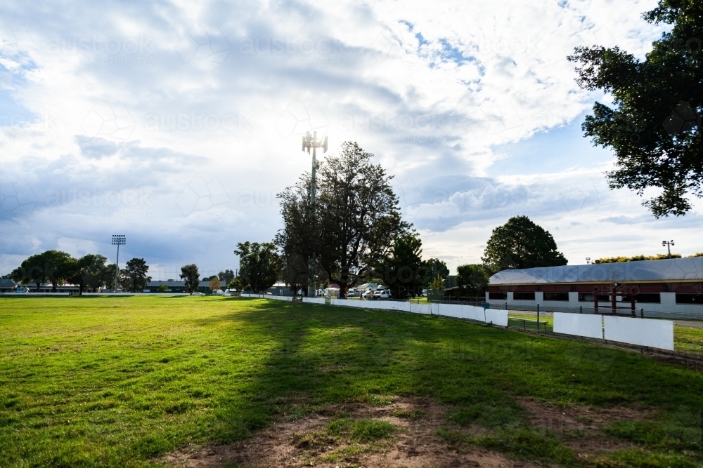 Main arena at Singleton showground - Australian Stock Image