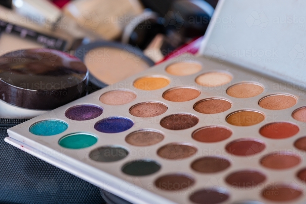 make up palette - Australian Stock Image