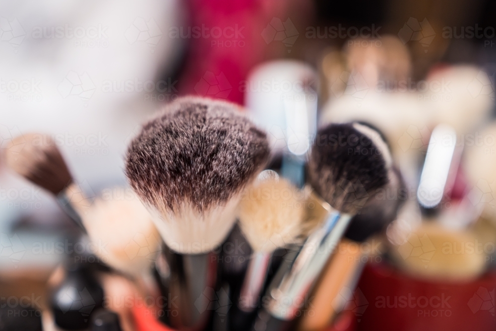 Makeup brushes - Australian Stock Image