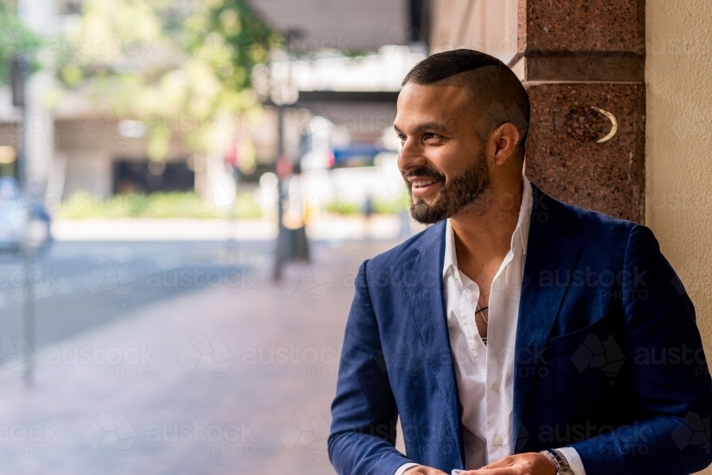 man in suit - Australian Stock Image