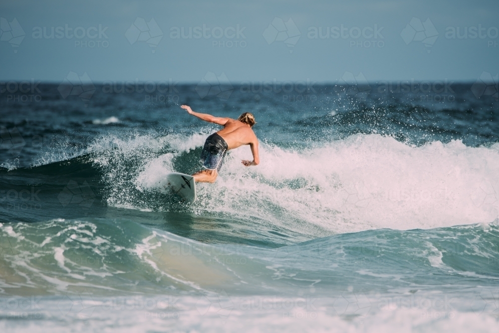 Man surfing - Australian Stock Image