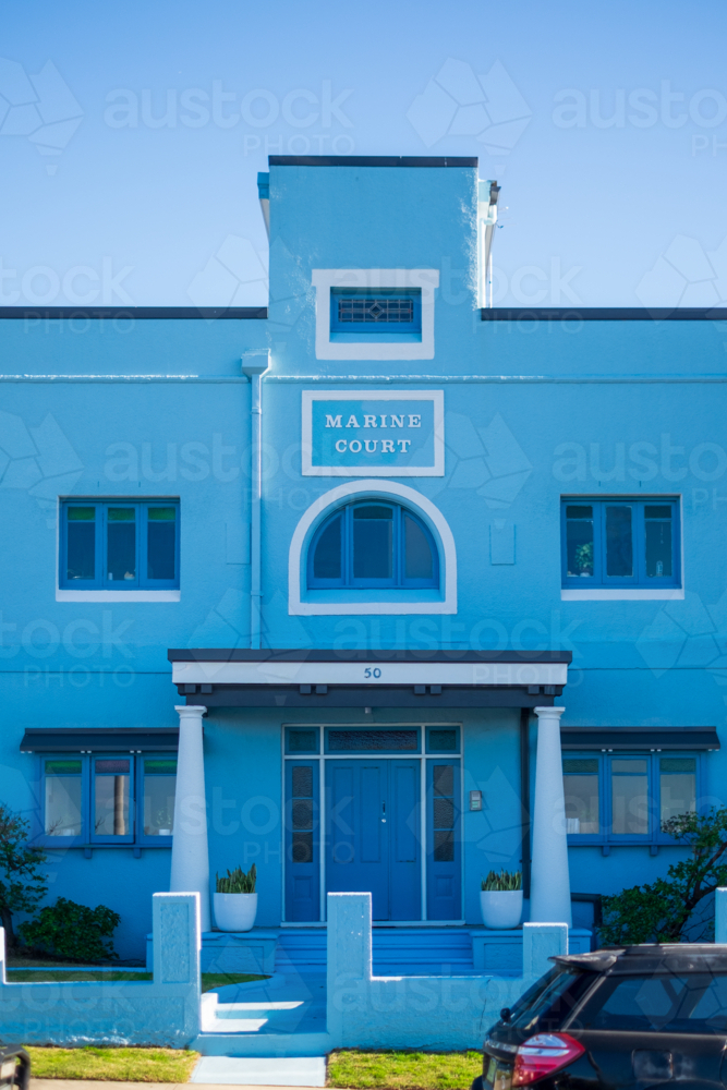Marine Court apartment at Maroubra - Australian Stock Image
