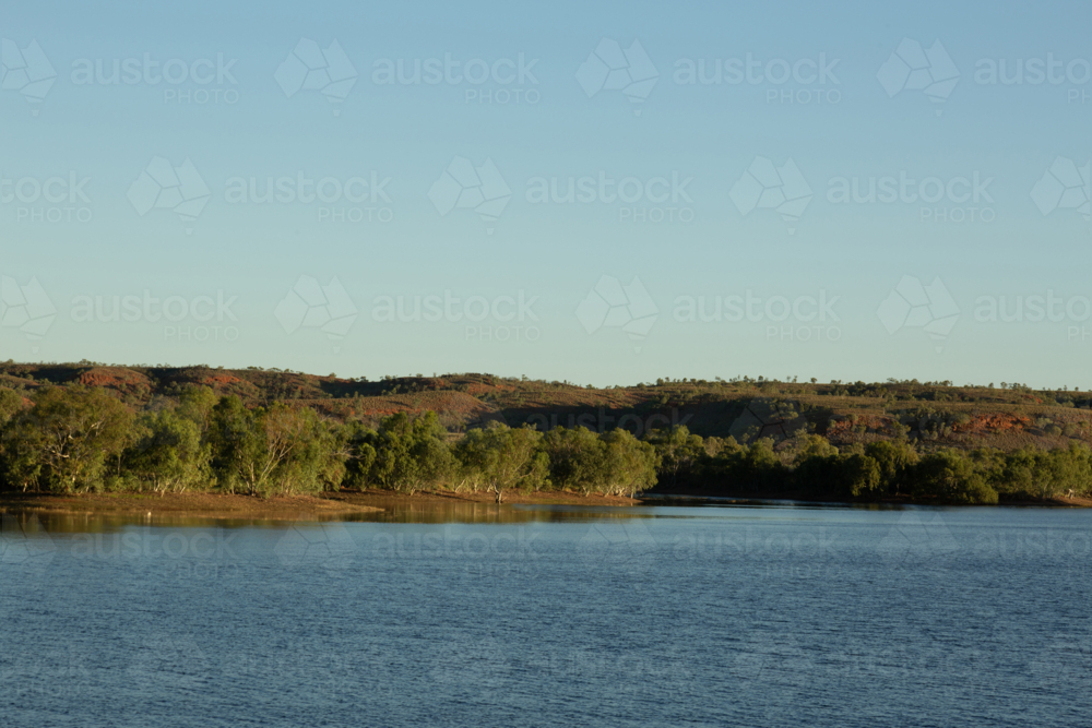 Mary Ann Dam, Tennant Creek - Australian Stock Image