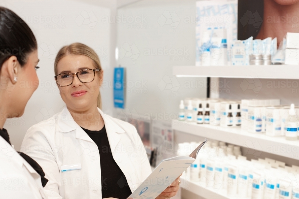 Image of Medical practitioners working together at their practice ...