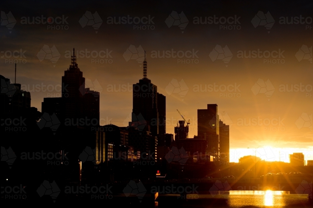 Melbourne City - Australian Stock Image