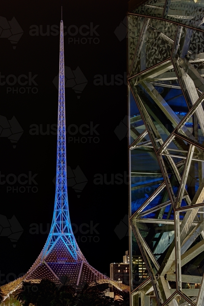 Melbourne landmarks - Australian Stock Image