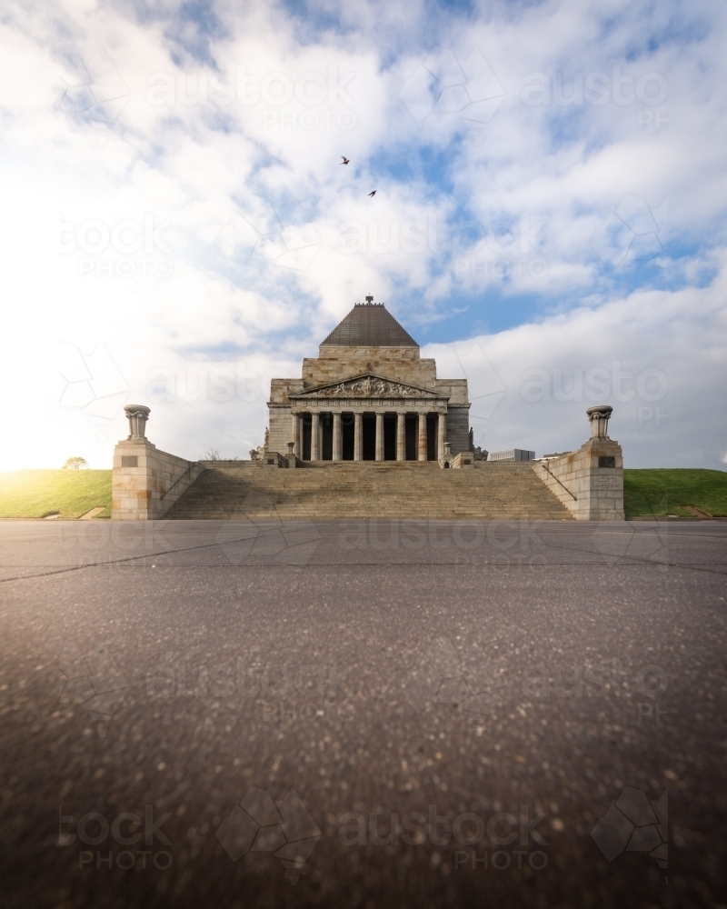 Melbourne's Shrine of Remembrance - Australian Stock Image