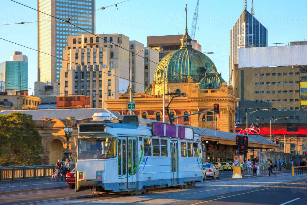 Melbourne Tram - Australian Stock Image