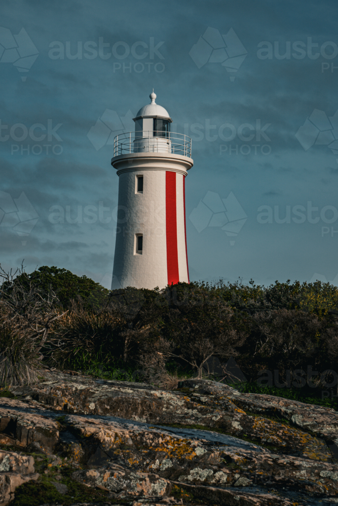 Mersey Bluff Lighthouse - Australian Stock Image