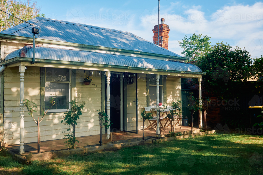 Miners cottage - Australian Stock Image