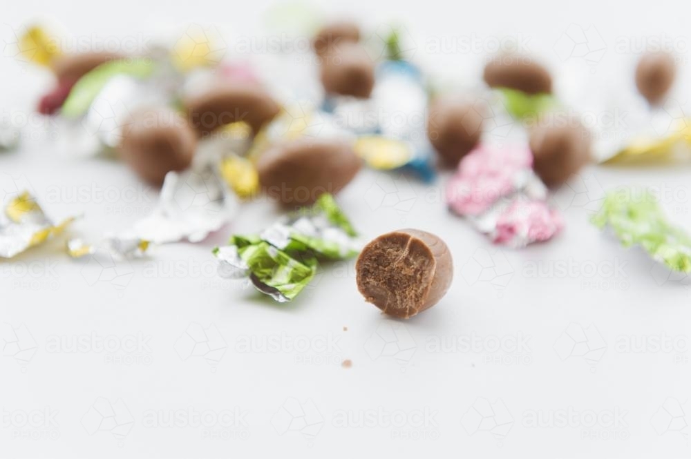 Mini Easter Eggs - Australian Stock Image