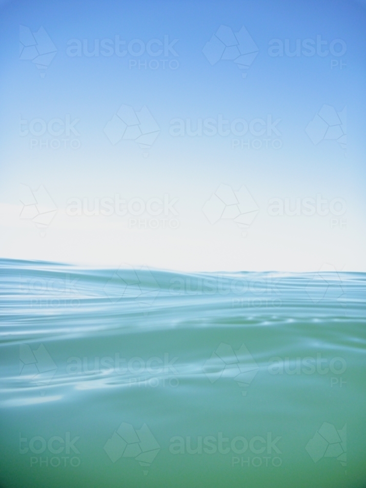 Minimalist close up photo of the ocean - Australian Stock Image