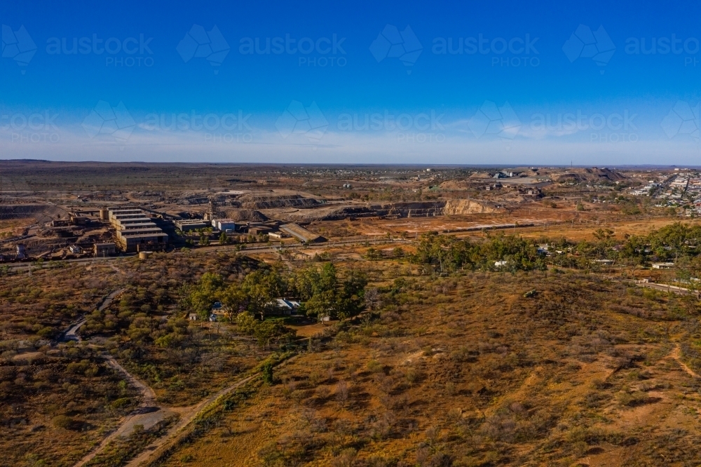 mining site in Broken Hill - Australian Stock Image