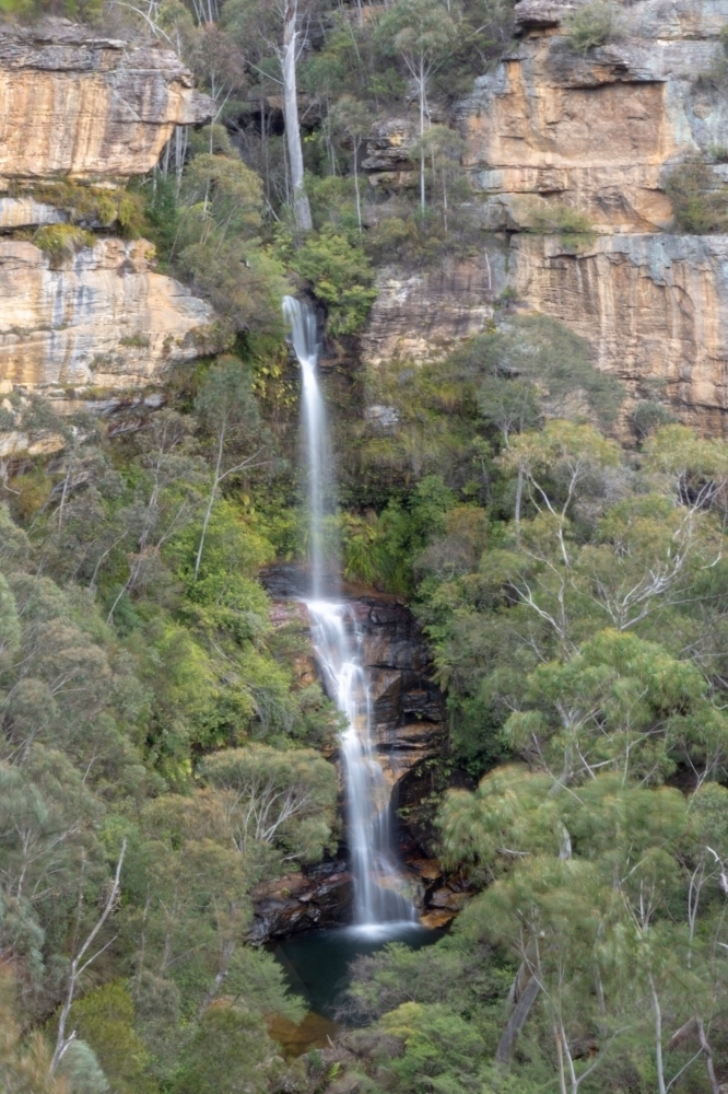 Minnehaha Falls from lookout - Australian Stock Image