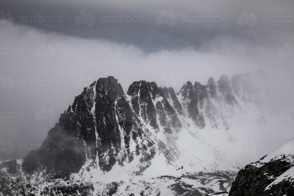 Misty Mountains - Australian Stock Image