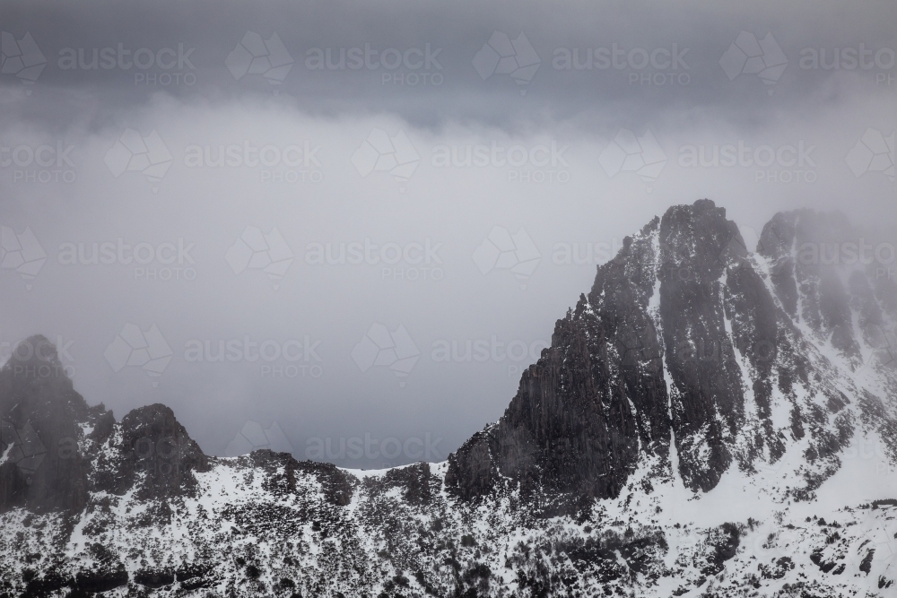 Misty Mountains - Australian Stock Image