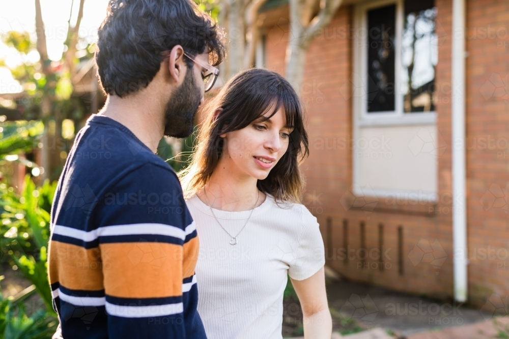 mixed race couple - Australian Stock Image