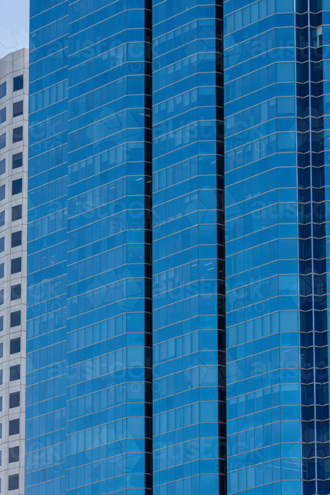Modern building architecture in the City of Perth Western Australia - Australian Stock Image