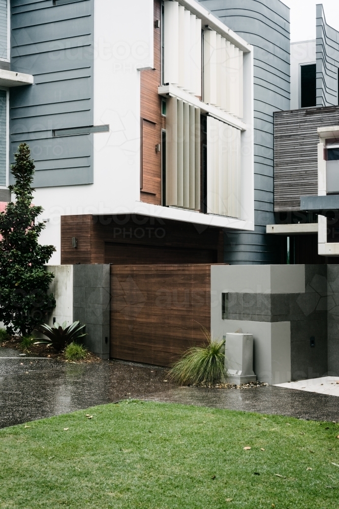 modern home exterior - Australian Stock Image
