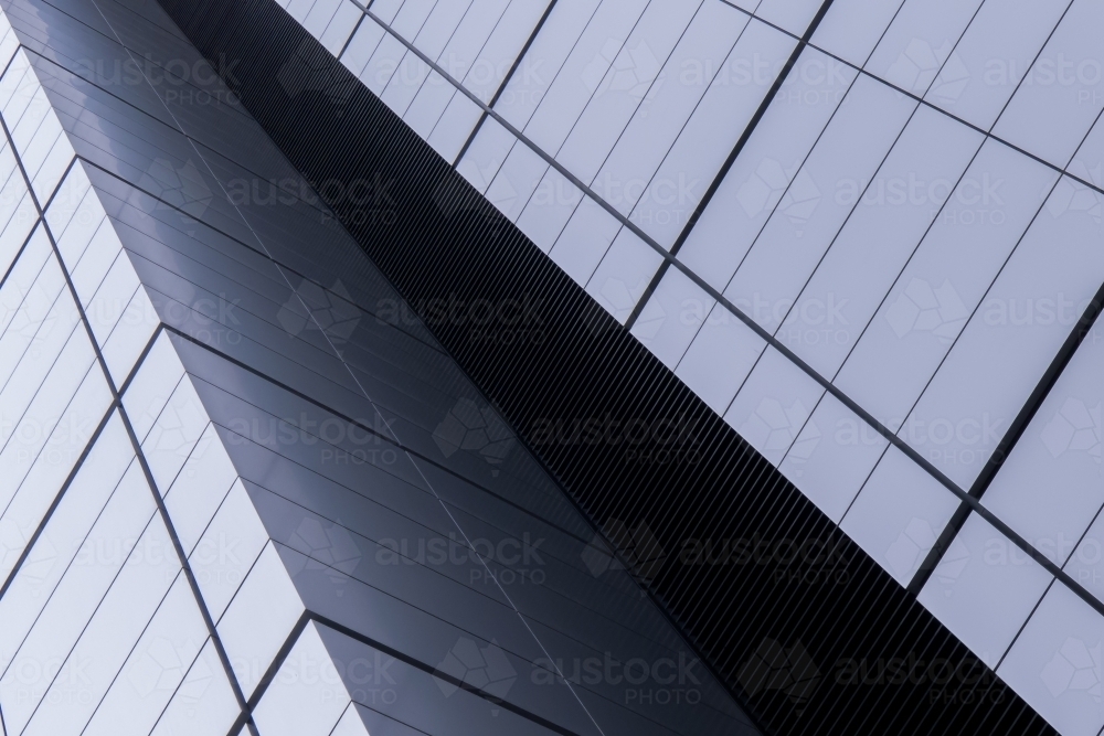 Modular Cladding on Contemporary Building Facade - Australian Stock Image