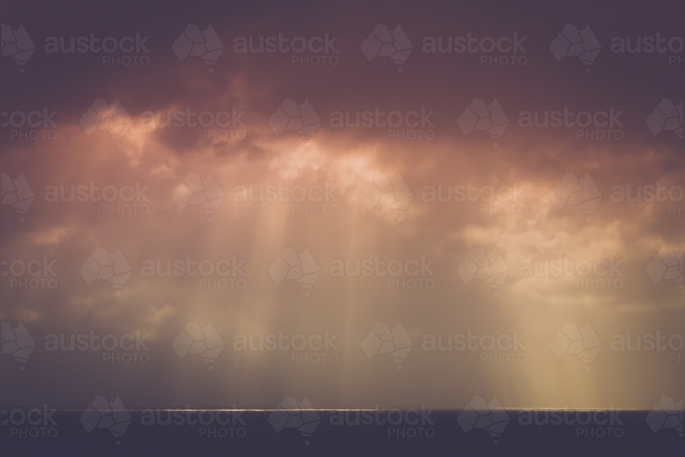 Moody seascape - Australian Stock Image