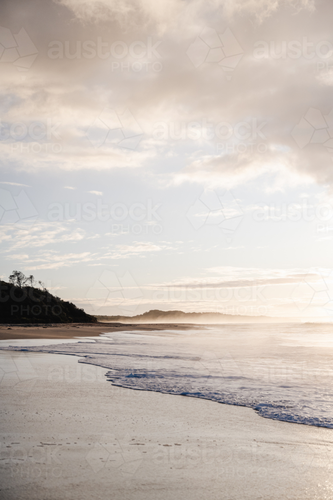 moody sunrise at berrara - Australian Stock Image