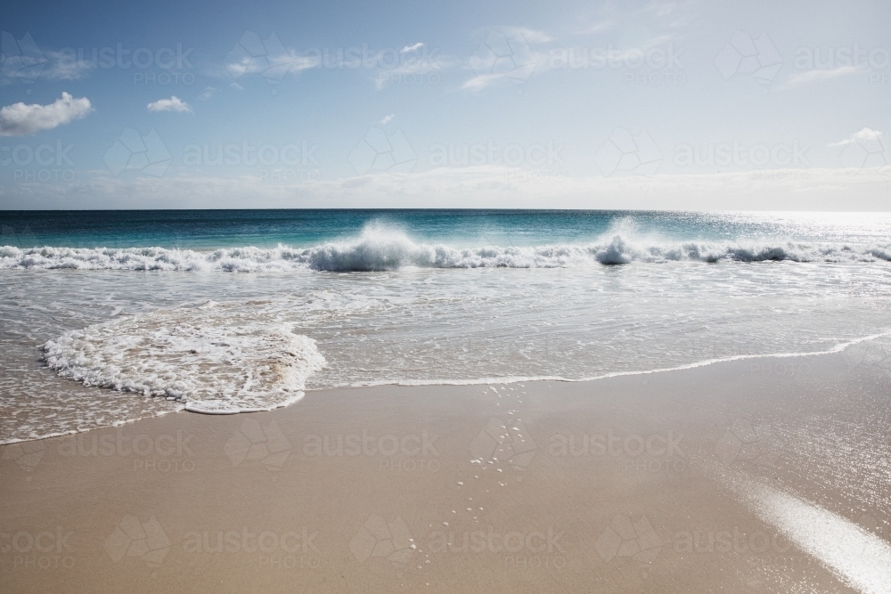 Morning Beach scene - Australian Stock Image