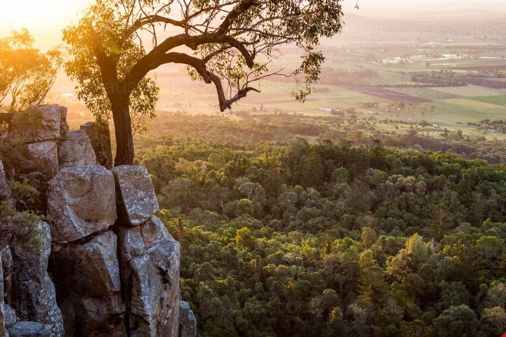 Mount French Sunset - Australian Stock Image