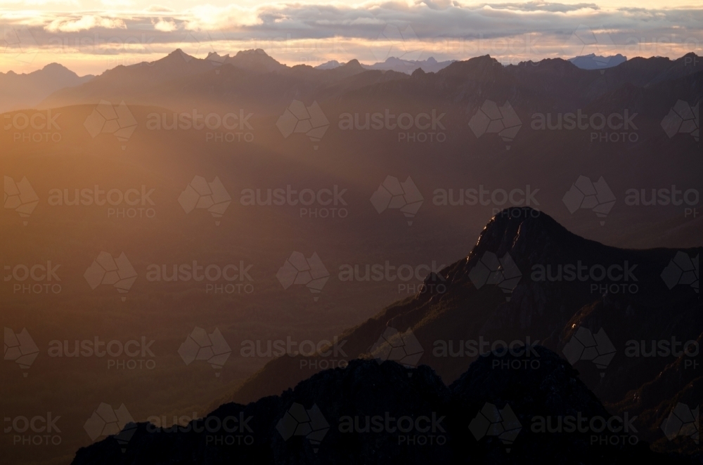 Mountain ranges - Australian Stock Image