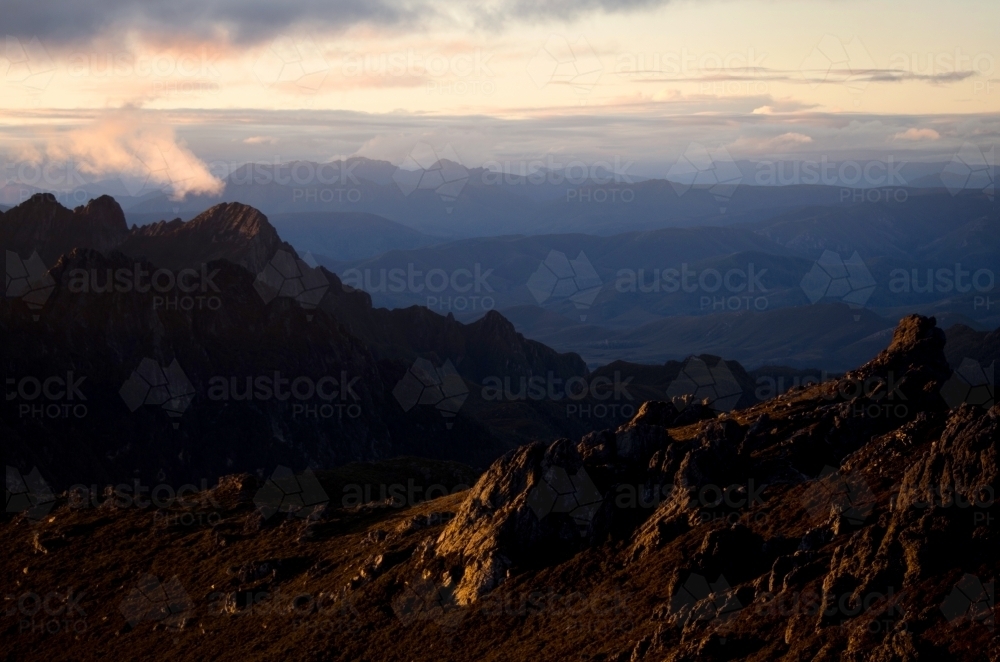 Mountain ranges - Australian Stock Image