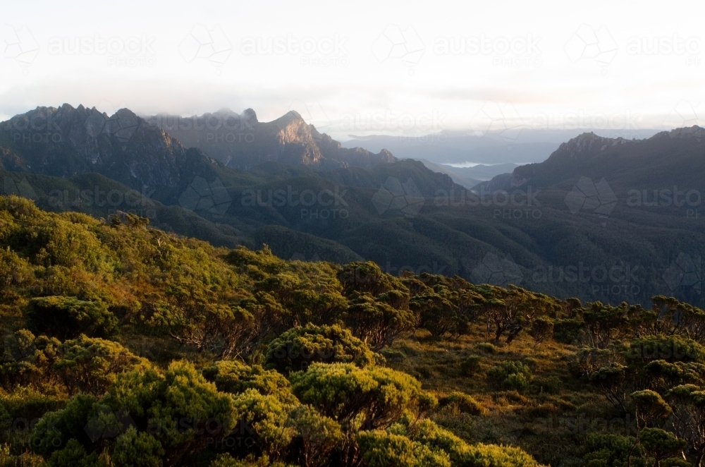 Mountainous region - Australian Stock Image
