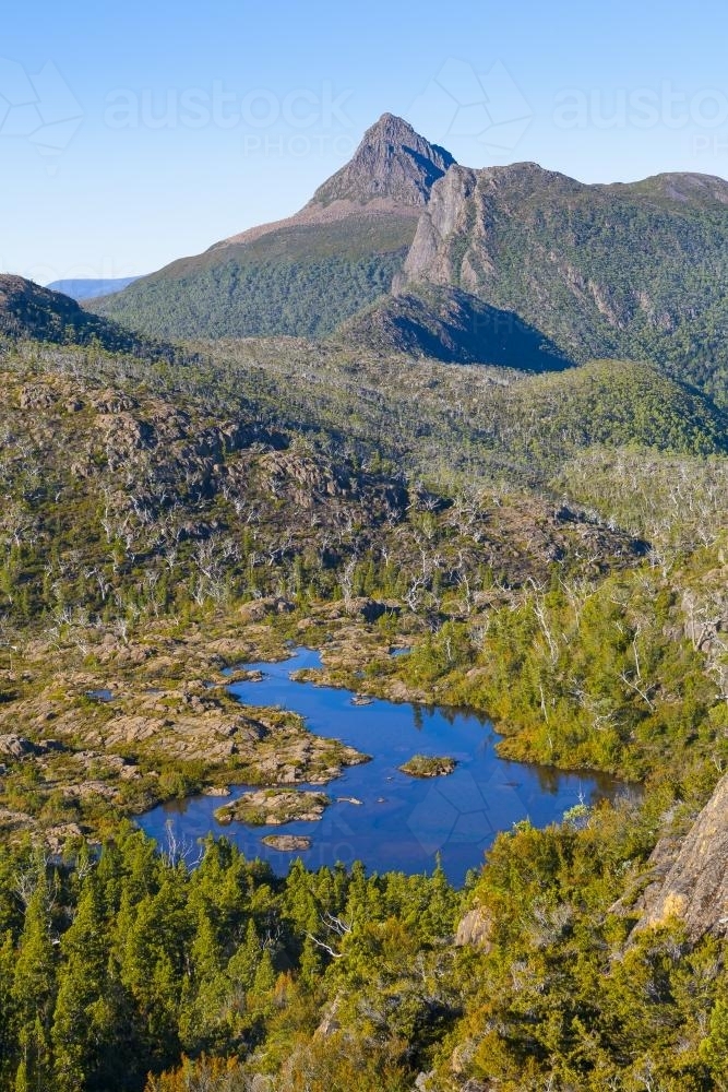 Mt.Gould and Lake Cyane - Australian Stock Image