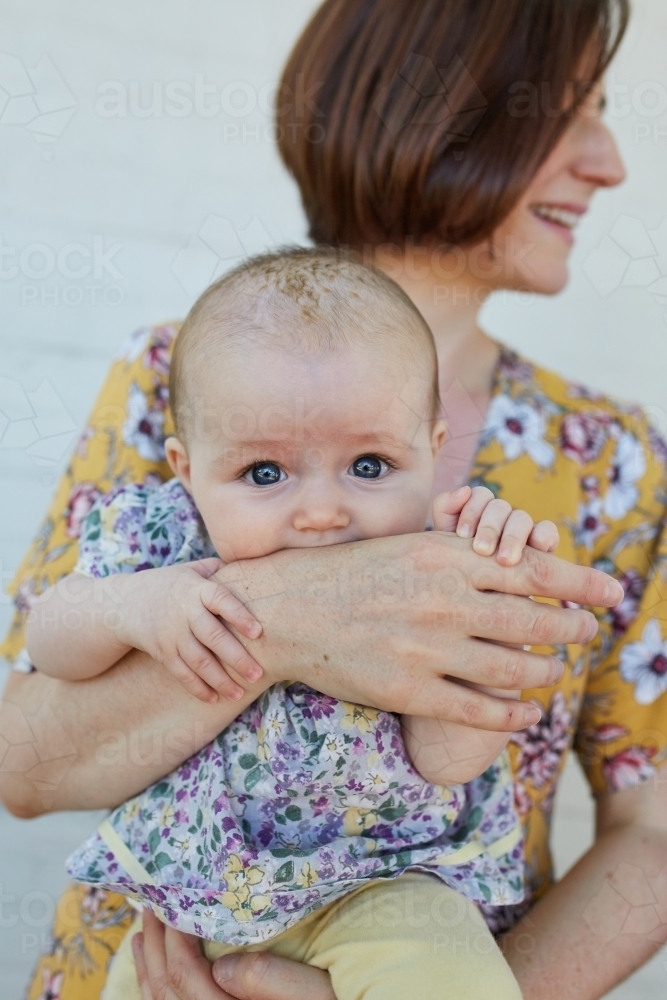 Mum and baby - Australian Stock Image