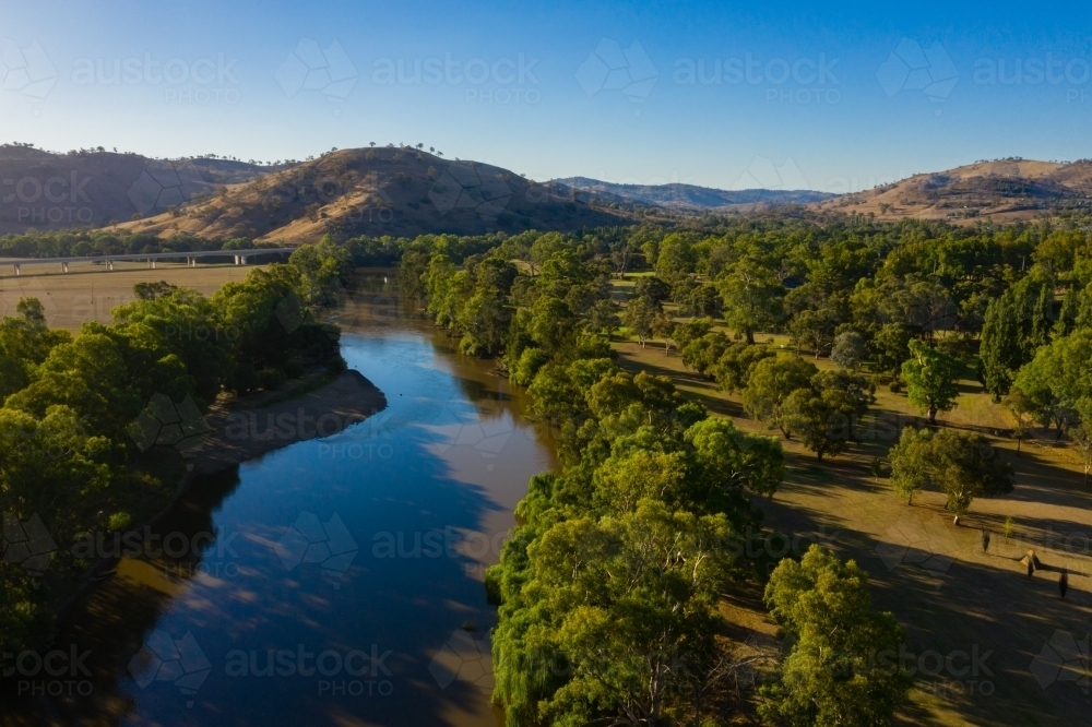 Murrumbidgee River - Australian Stock Image