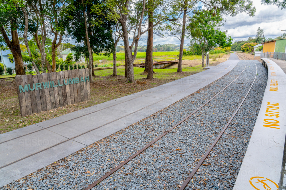 Murwillumbah Rail Trail - Australian Stock Image