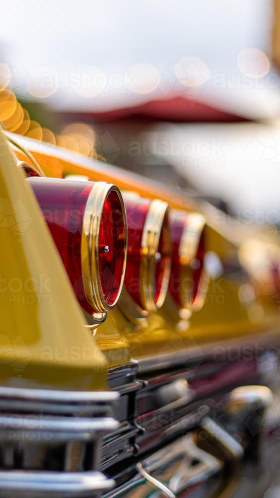 Muscle Car Tail Lights - Australian Stock Image