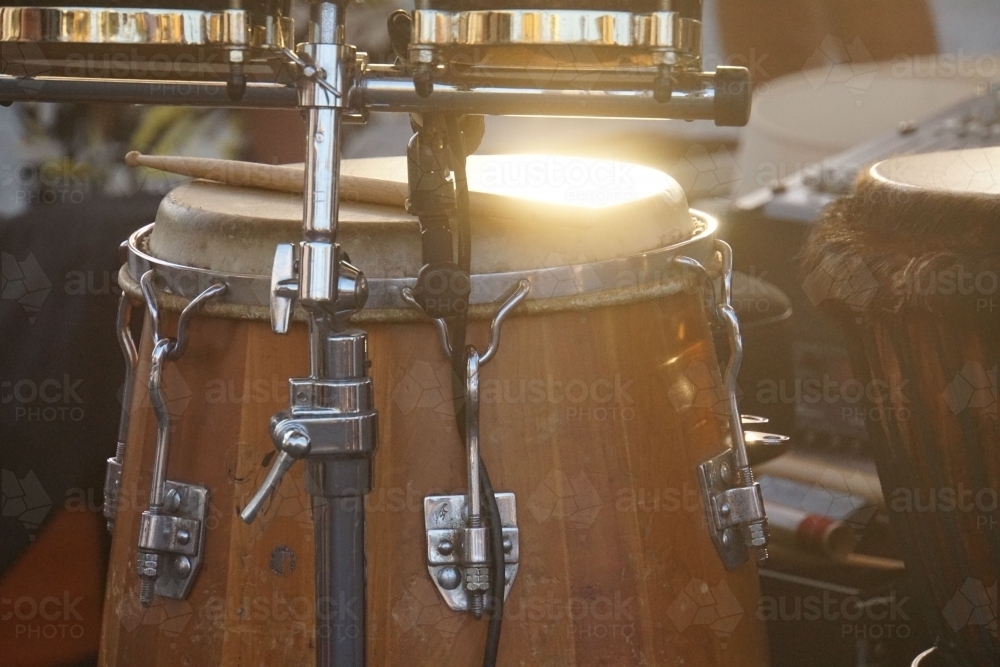 Musicians drum kit - Australian Stock Image