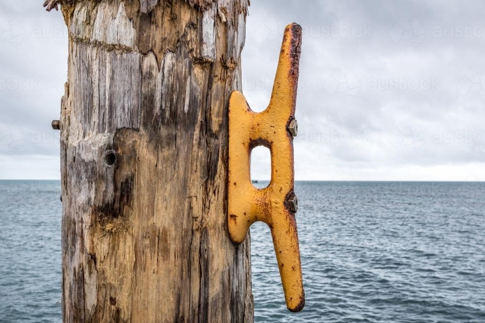 Nautical Cleat - Australian Stock Image