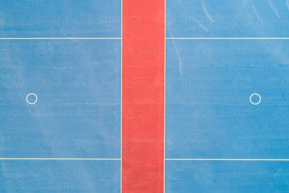 Netball courts patterns. - Australian Stock Image