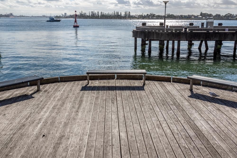 Newcastle Harbour resting place - Australian Stock Image